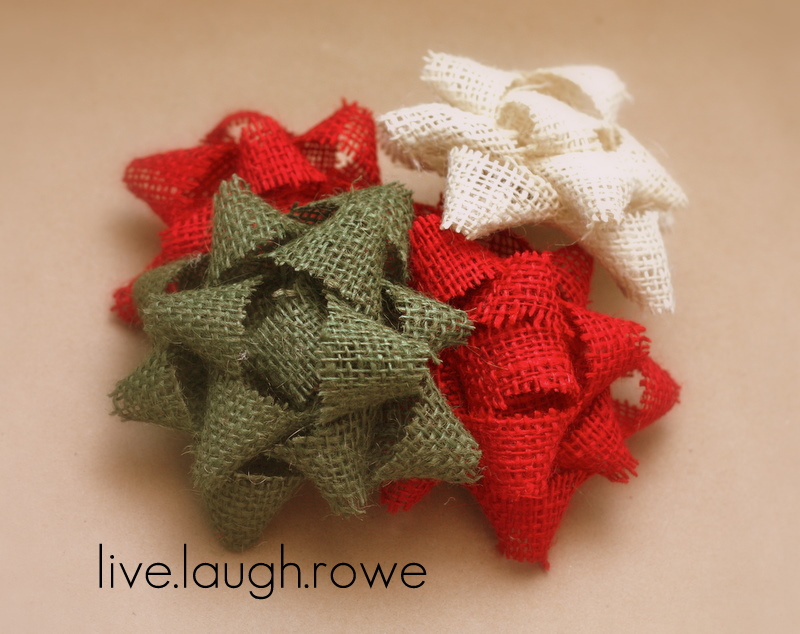 Burlap Bows