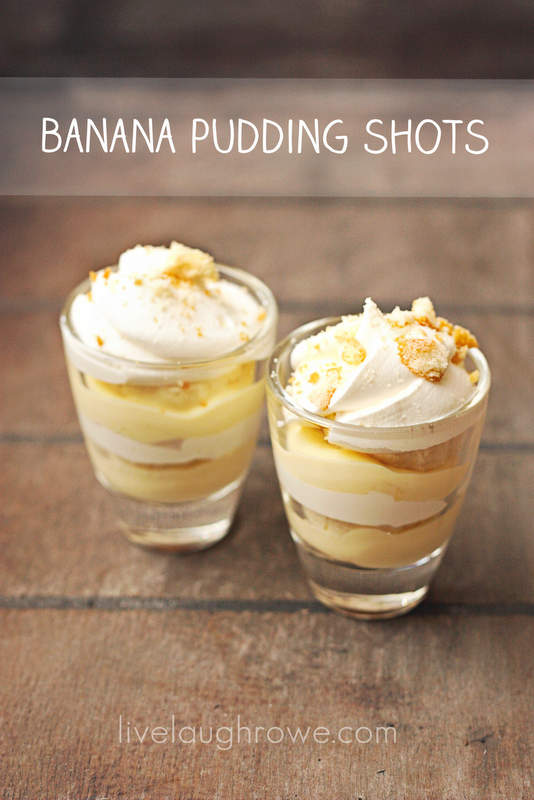 Delicious Banana Pudding Shots
