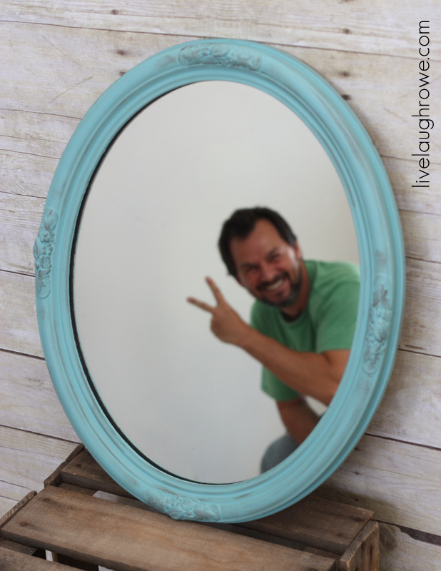 Painted Mirror Completed