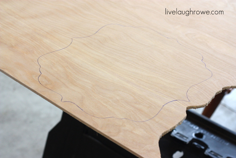 DIY Plywood Chalkboard