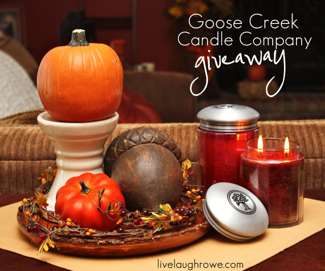 Goose Creek Candle Company with LiveLaughRowe.com