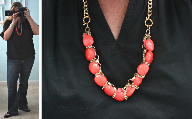 {styled} by Tori Spelling Coral Necklace via livelaughrowe.com