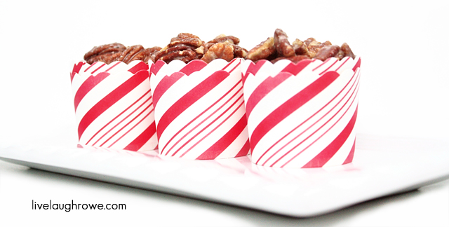 Mouthwatering Candied Pecans with LiveLaughRowe.com #recipe #pecans Candied Pecans