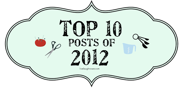 Top 10 posts of 2012 with LiveLaughRowe.com