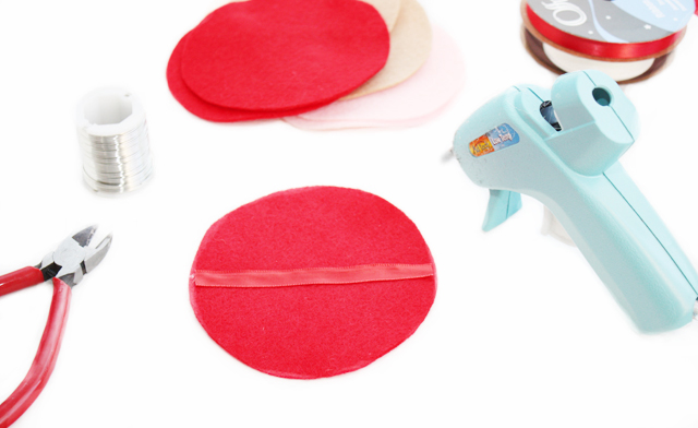 Assembling the Felt Fortune Cookie