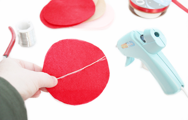 Assembling the Felt Fortune Cookie