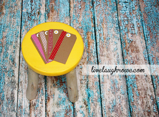 Washi Tape Tags with LiveLaughRowe.com #diy #crafts #washitape washi tags