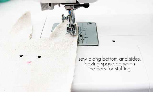 sewing up bunny