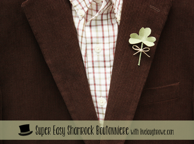 shamrock bouttonniere