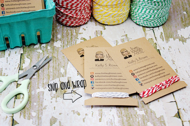 DIY Business Cards | Crafty Style - Live Laugh Rowe