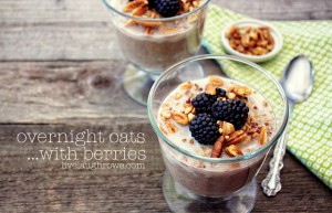 styled overnight oats