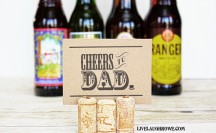 Cheers to Dad par-tay with livelaughrowe.com