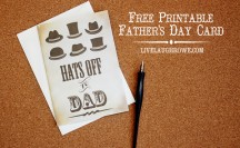 Free Father's Day Card Printable