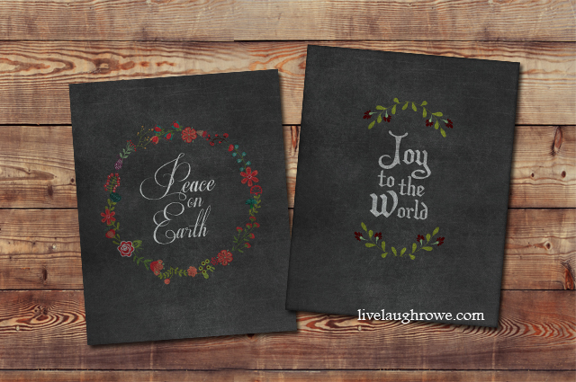 Fabulous Christmas Chalkboard Printables with livelaughrowe.com Fabulous Christmas Chalkboard Printables with livelaughrowe.com