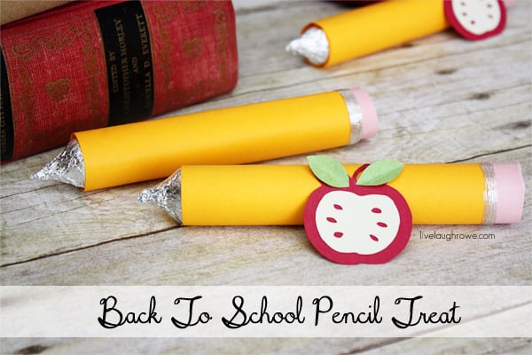 Back to School Craft. A Pencil Treat with livelaughrowe.com